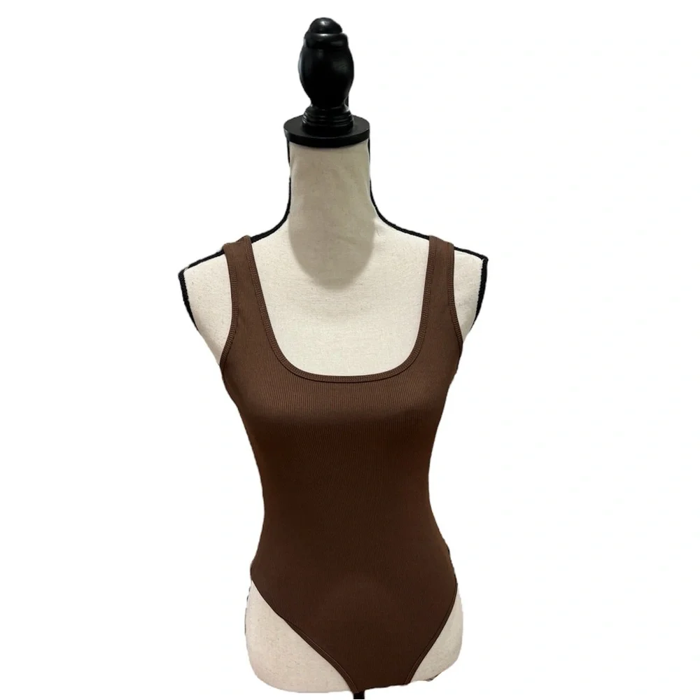 Tank Ribbed Bodysuit - Picture 1 of 2